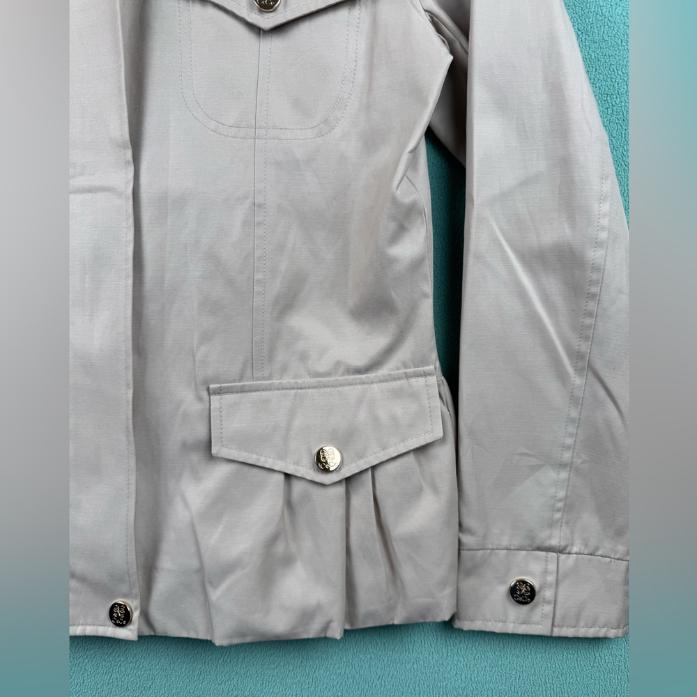 Cece Jacket Women’s M Cream Zipper & Snap Closure… - image 3